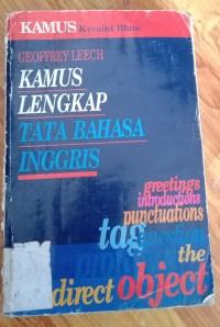 Image of Kamus Lengkap Tata Bahasa Inggris